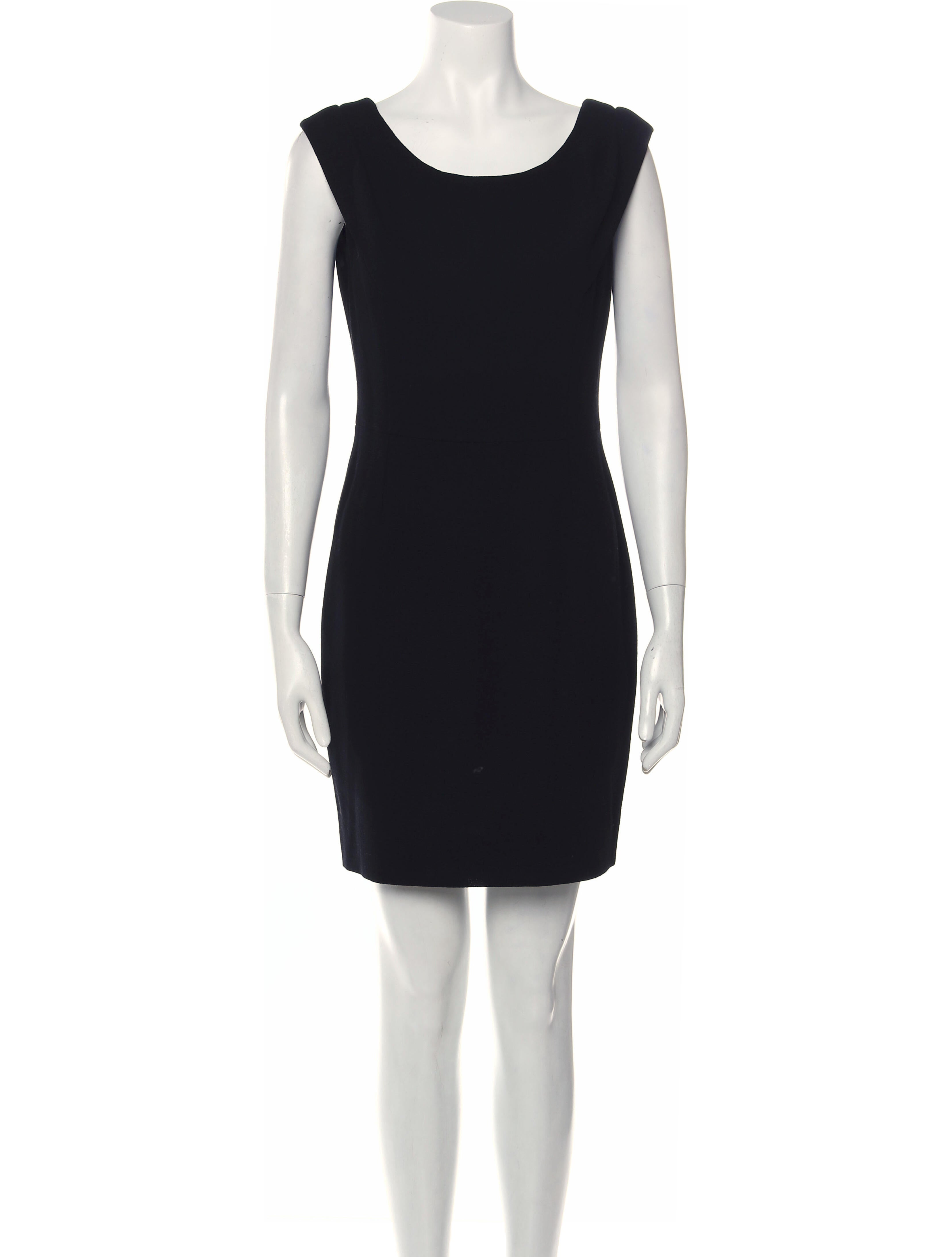 Goat Scoop Neck Mini Dress