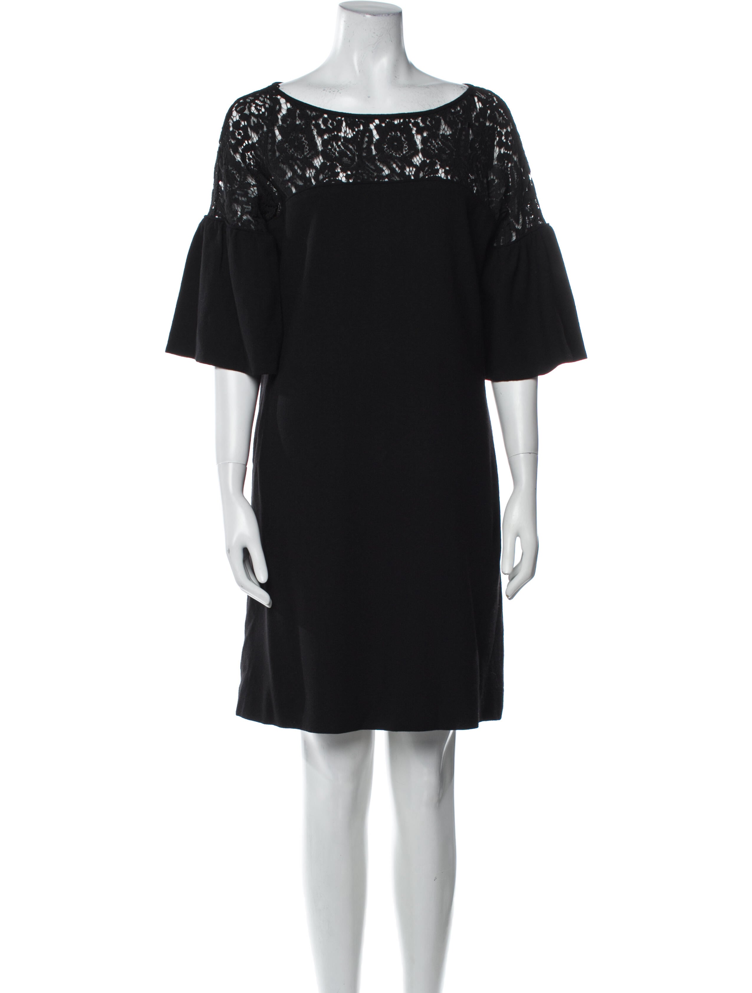 Goat Scoop Neck Mini Dress