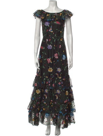 Goat Dresses Silk Long Dress XXL