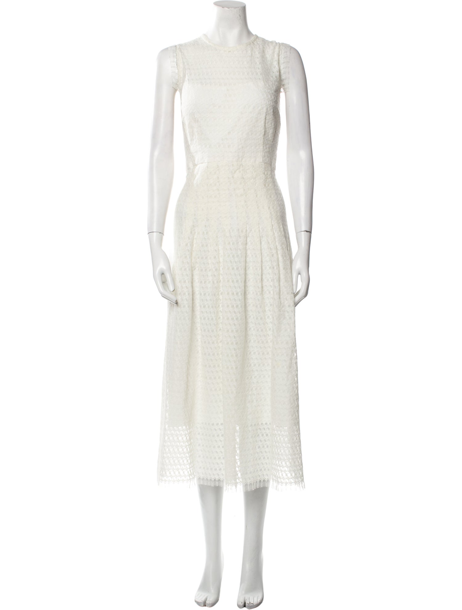 Goat Crew Neck Long Dress
