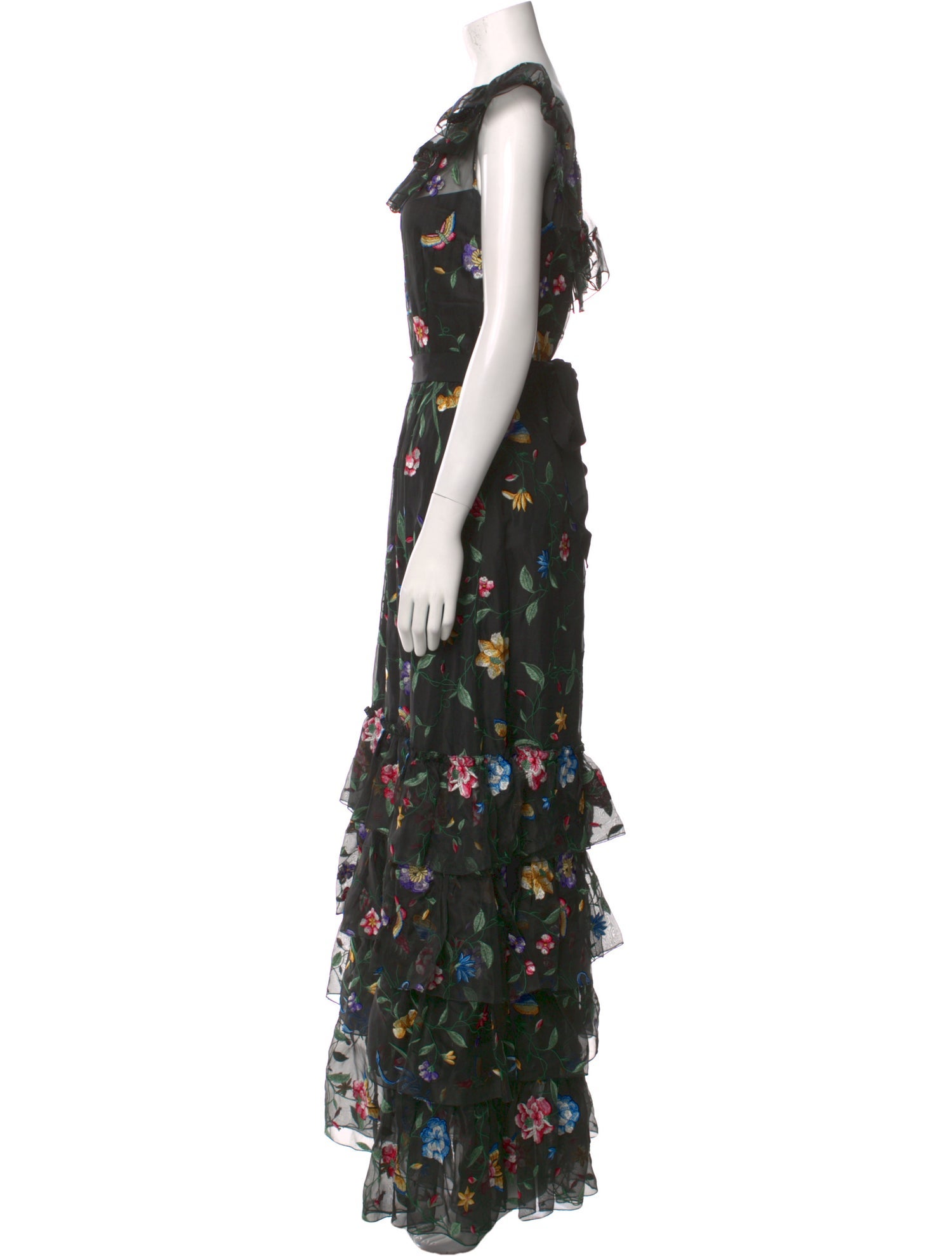 Goat Silk Long Dress