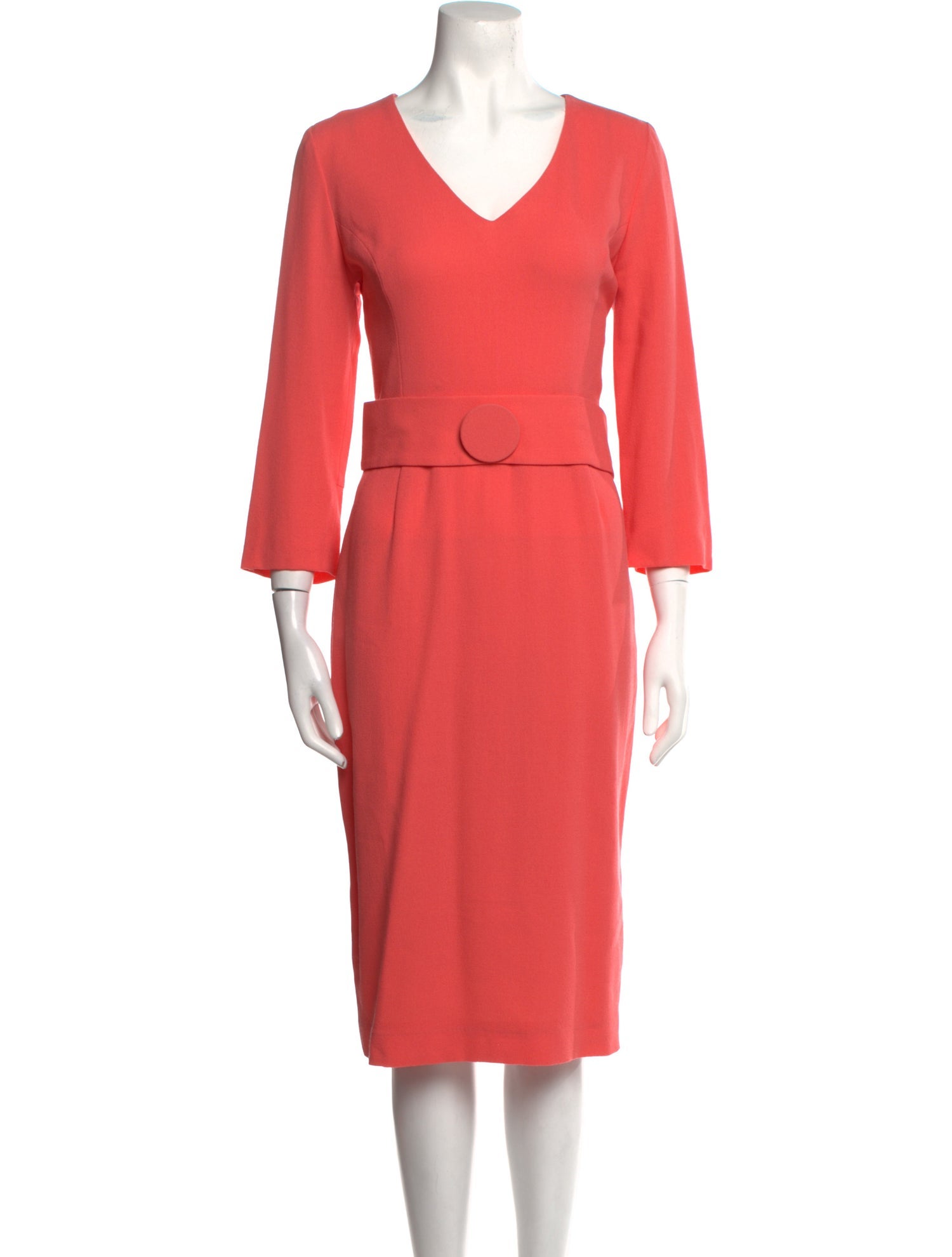 Goat Wool Midi Length Dress