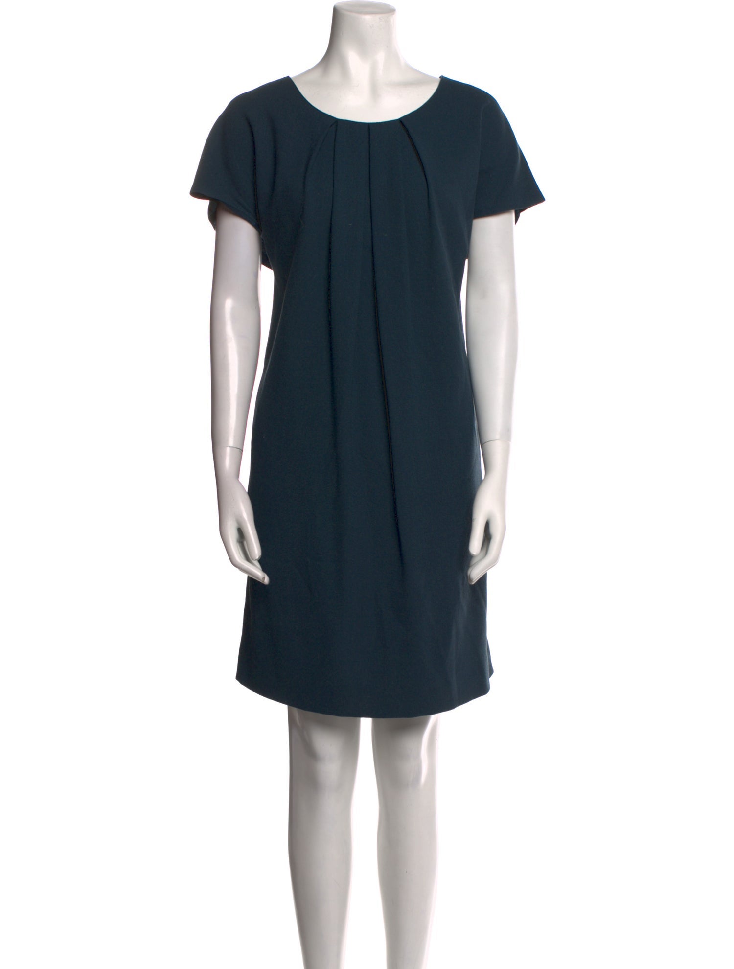 Goat Wool Knee-Length Dress