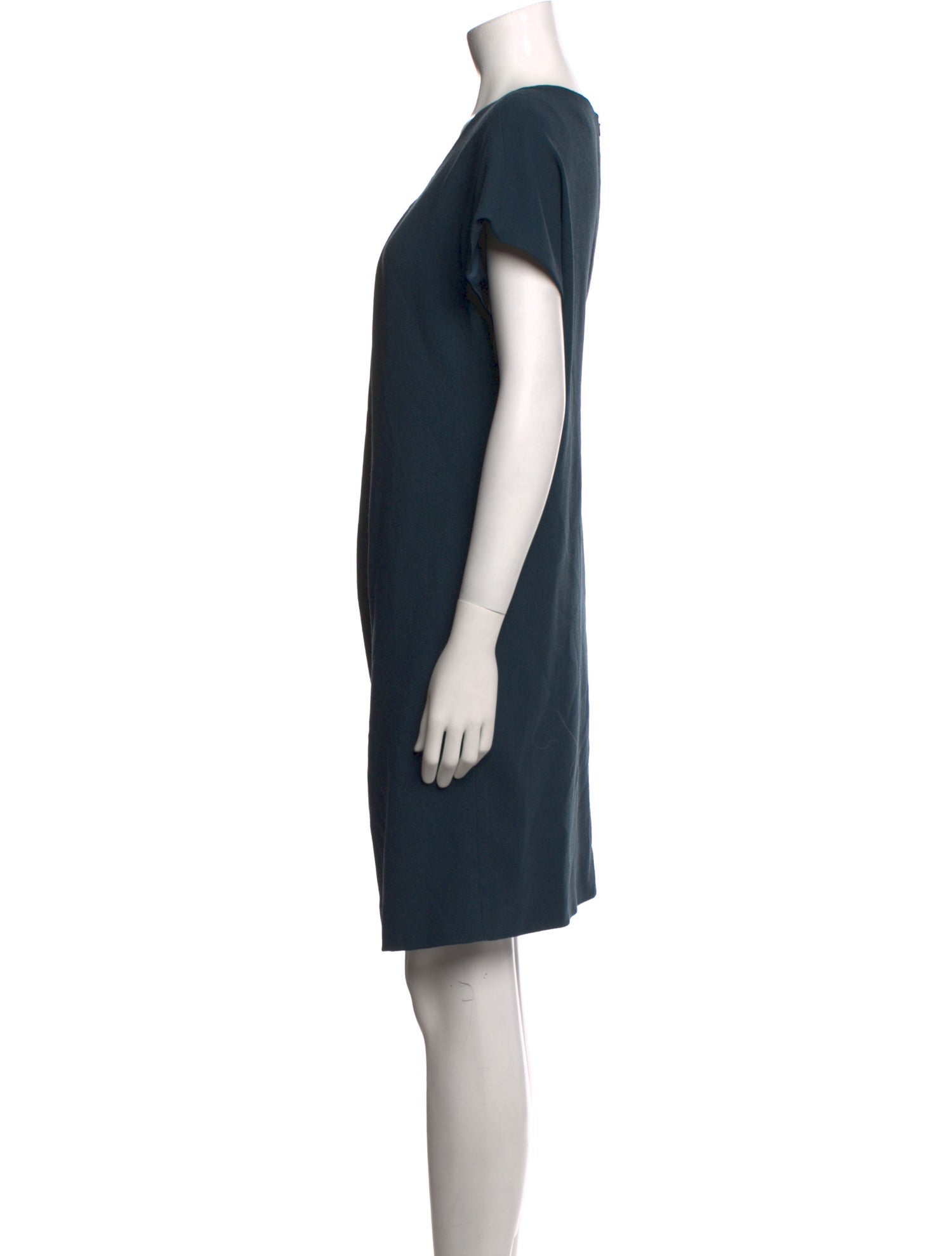 Goat Wool Knee-Length Dress