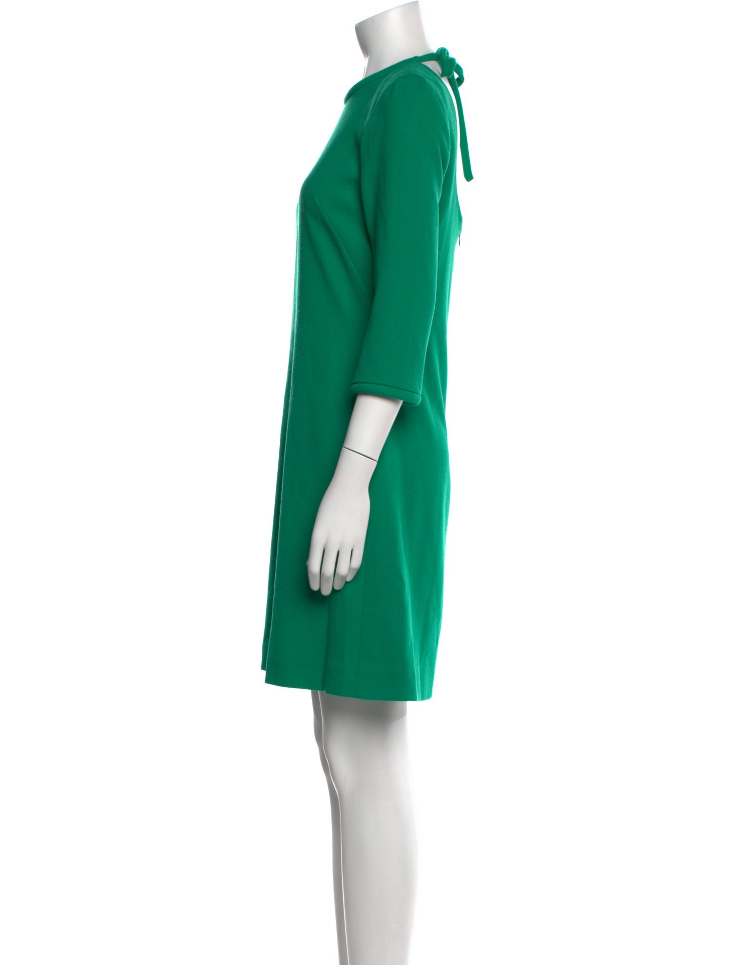 Goat Wool Knee-Length Dress