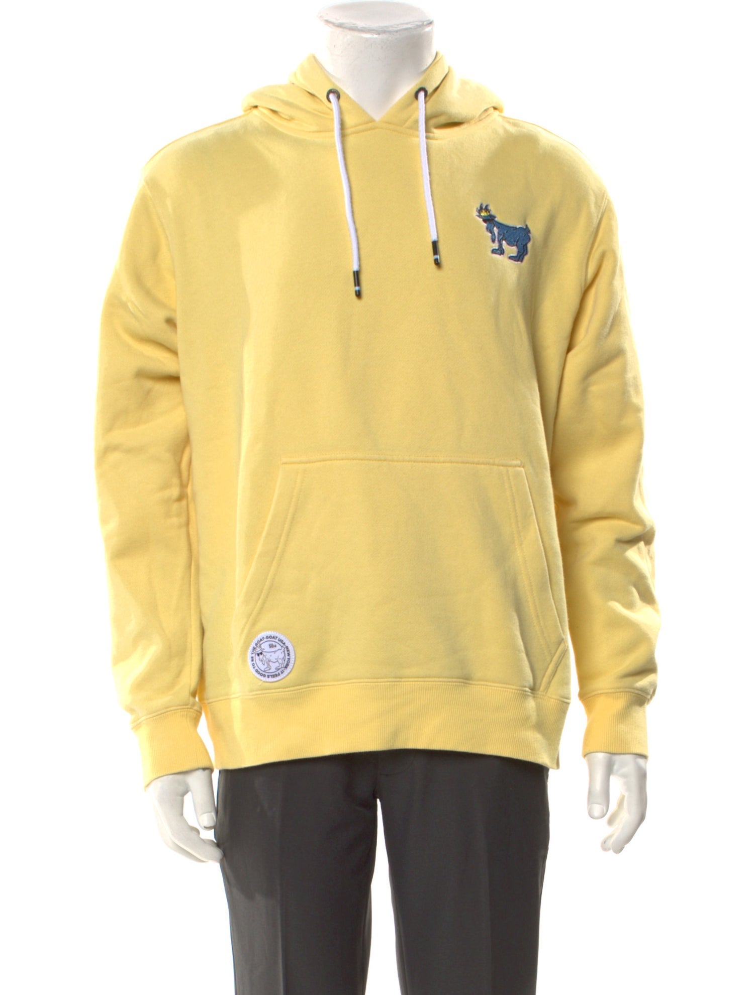 Goat Crew Neck Long Sleeve Hoodie