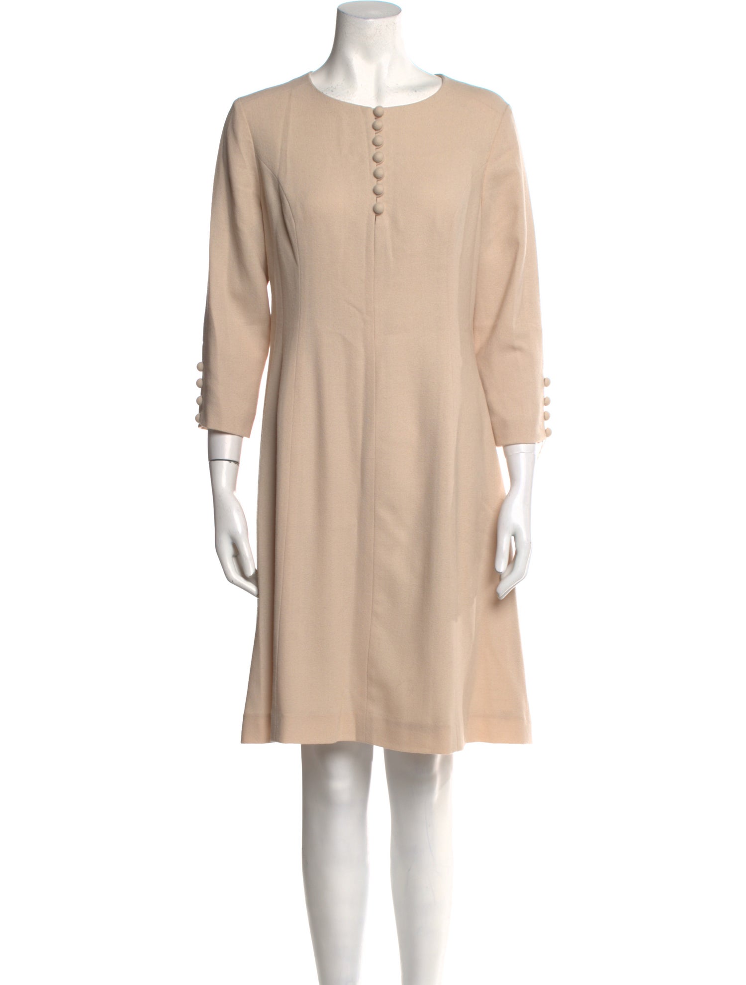 Goat Wool Knee-Length Dress w/ Tags