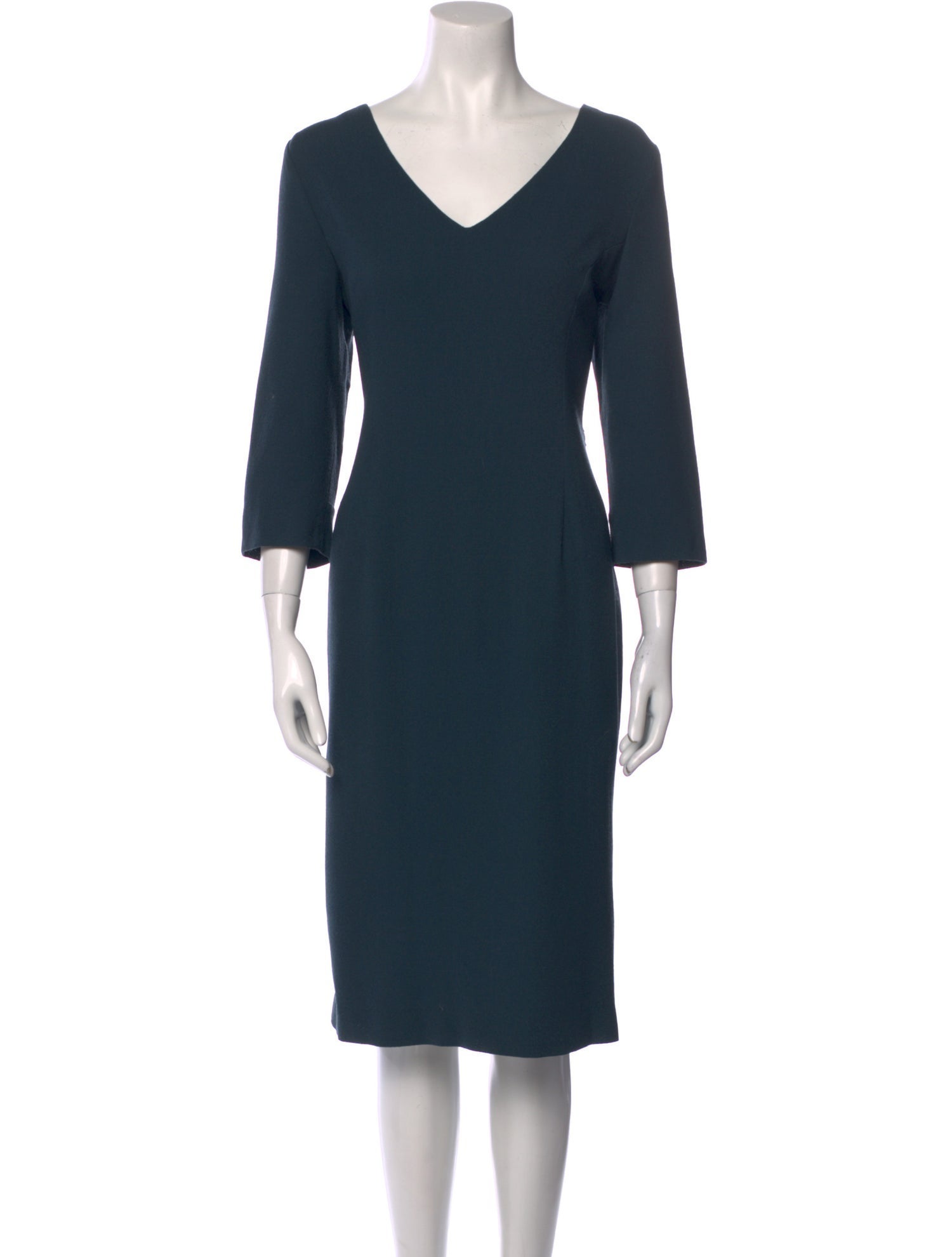 Goat Wool Knee-Length Dress