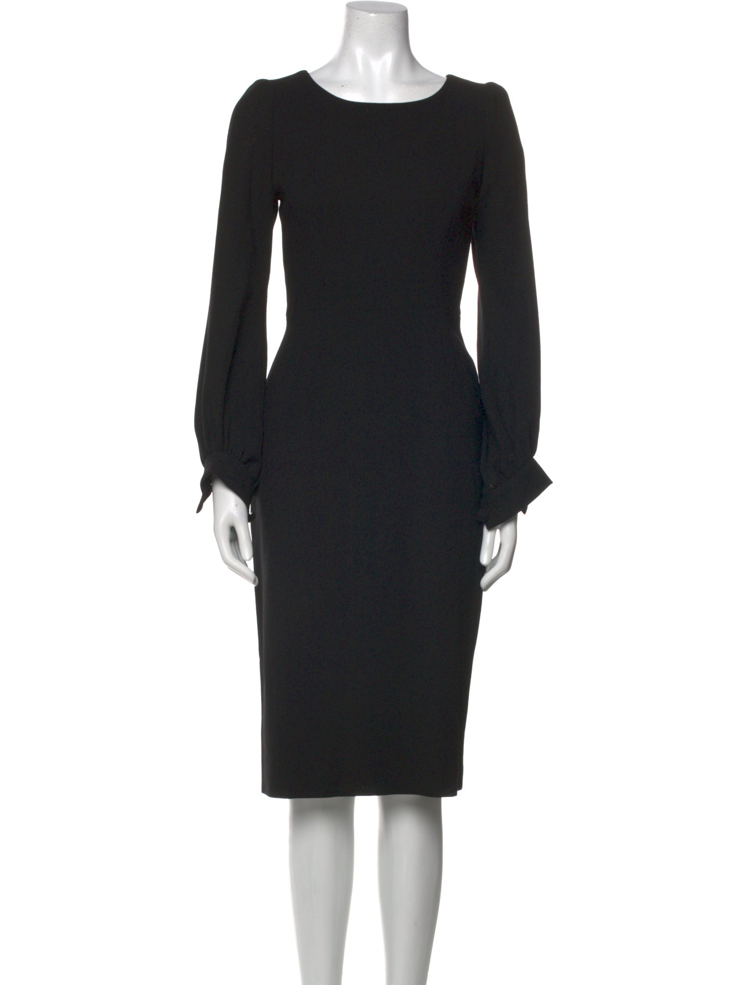 Goat Wool Midi Length Dress