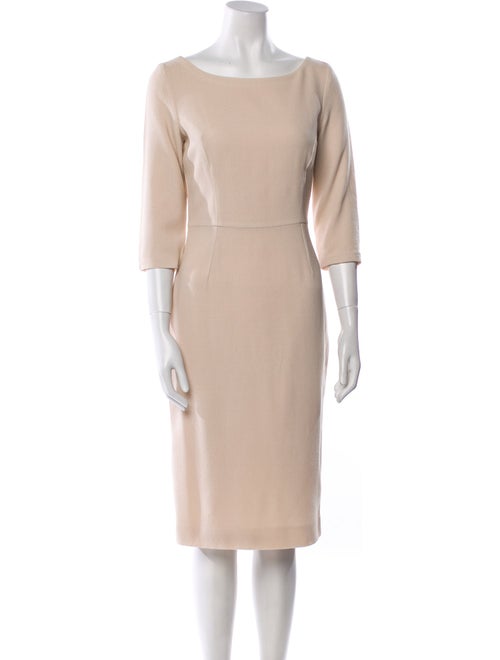 Goat Wool Midi Length Dress