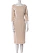 Goat Wool Midi Length Dress