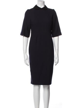 Goat Wool Midi Length Dress