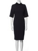 Goat Wool Midi Length Dress