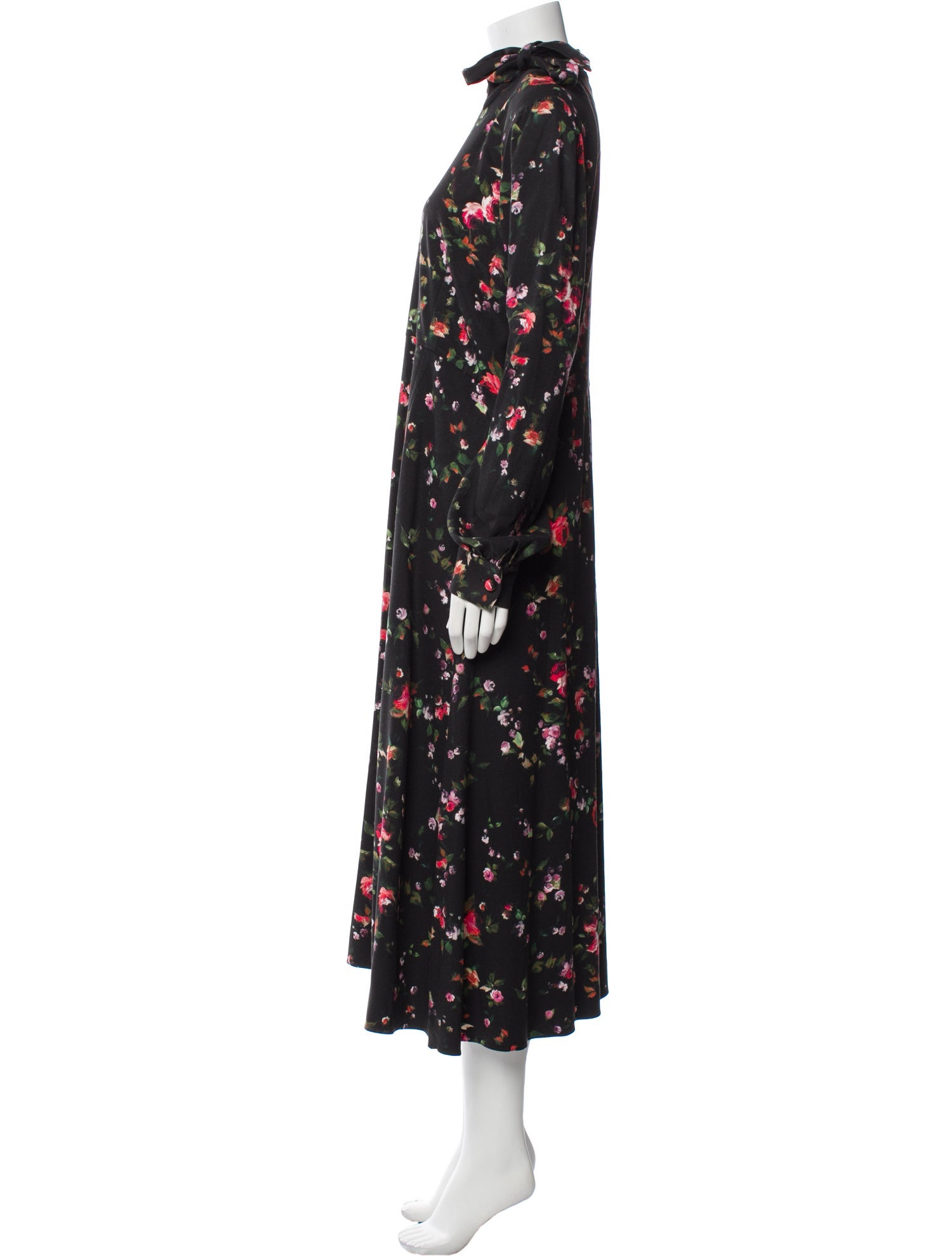 Goat Floral Print Long Dress