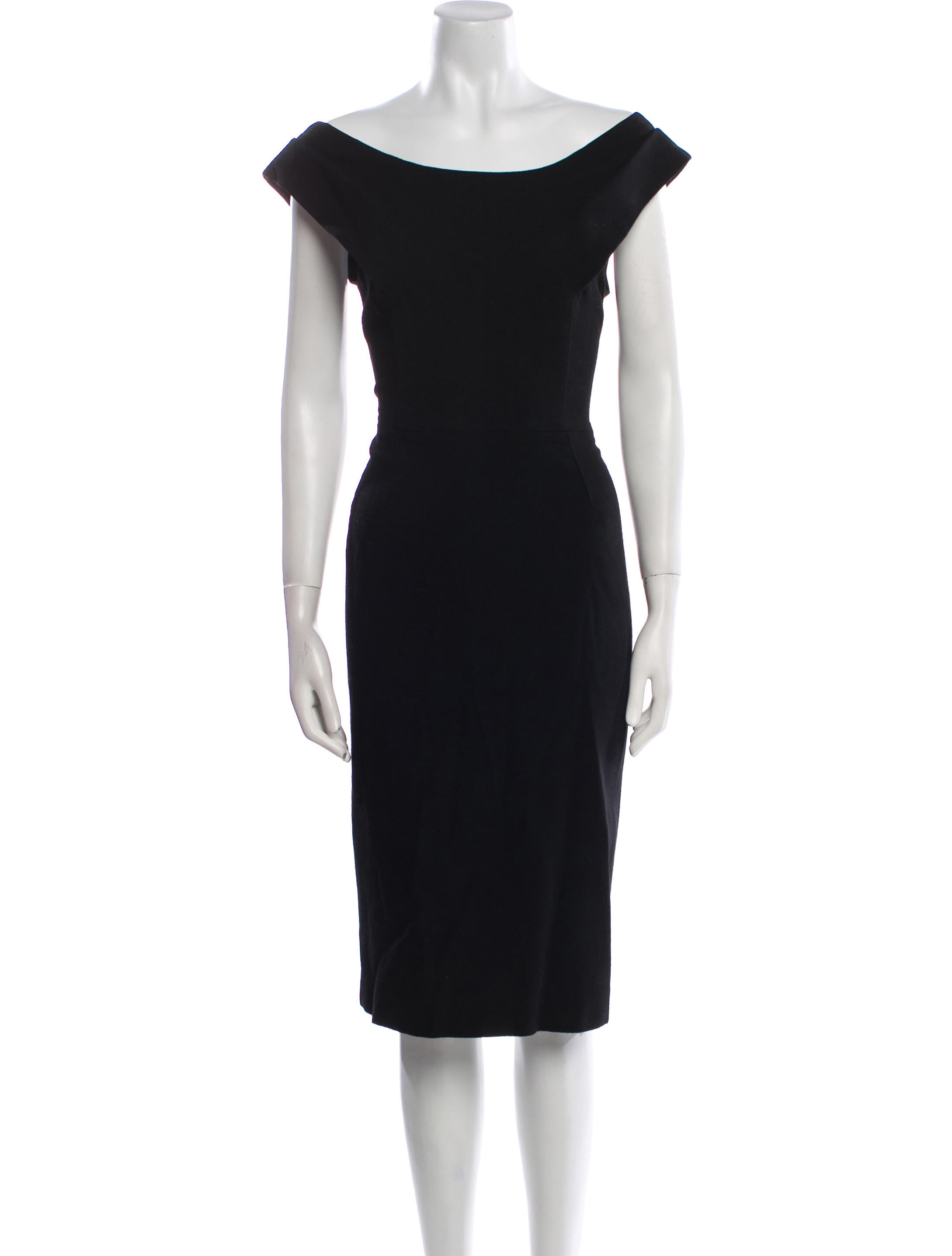 Goat Wool Midi Length Dress