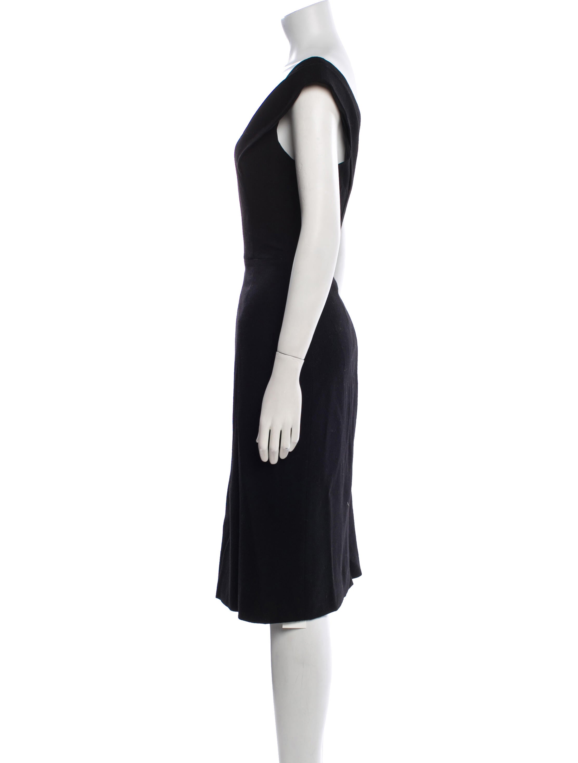 Goat Wool Midi Length Dress