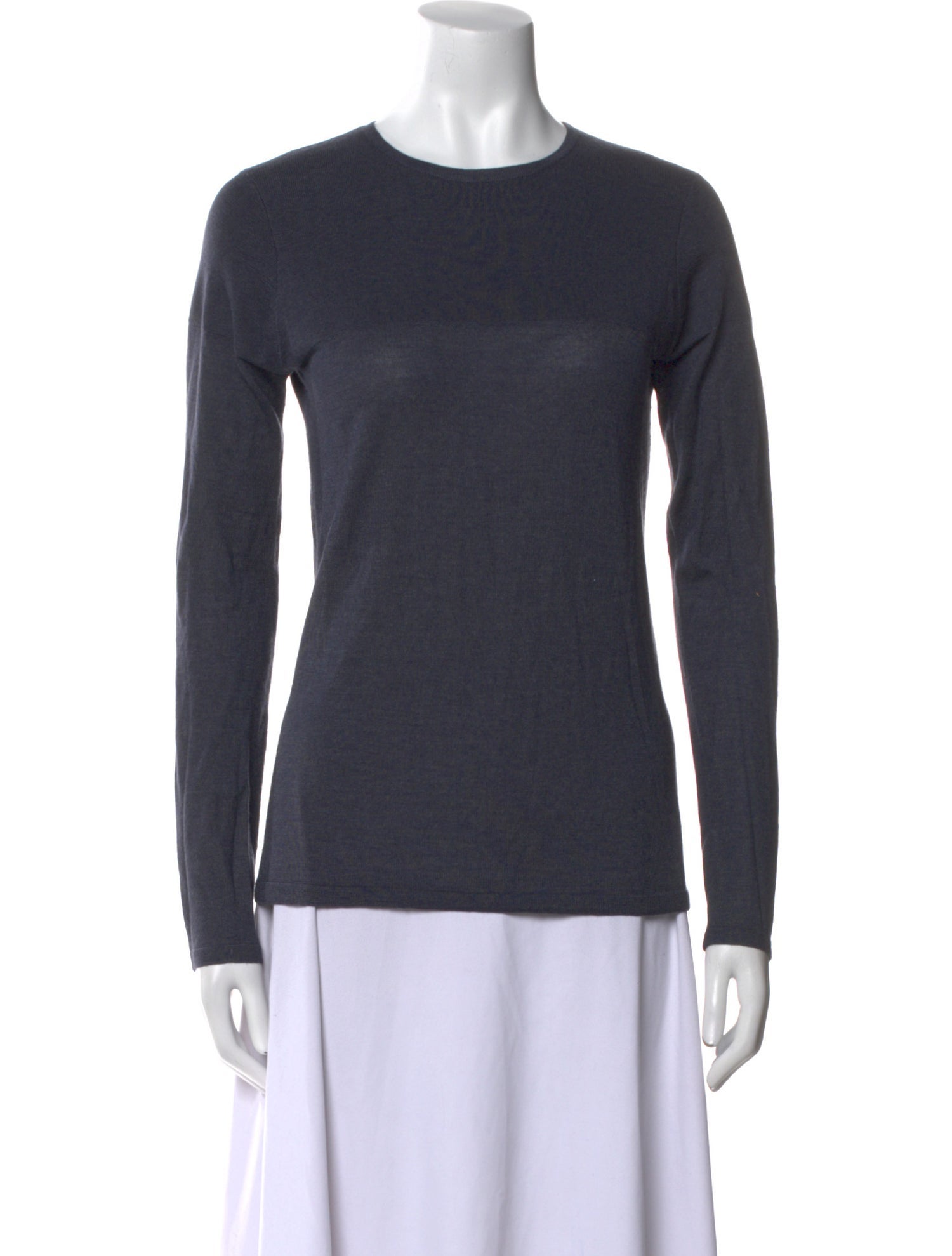 Goat Cashmere Crew Neck T-Shirt