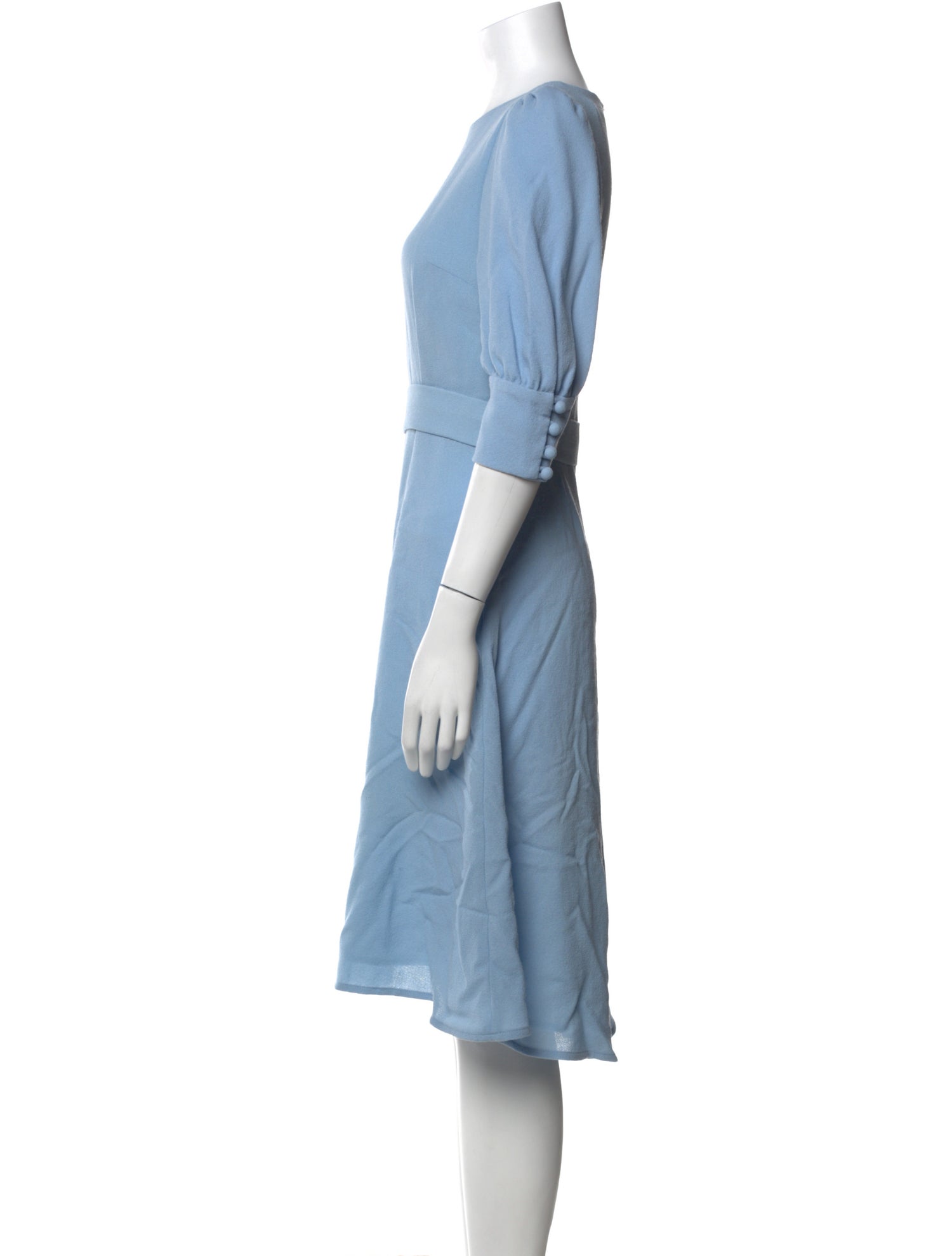 Goat Scoop Neck Midi Length Dress