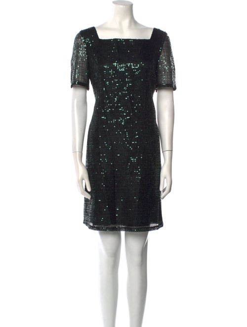 Goat Square Neckline Mini Dress