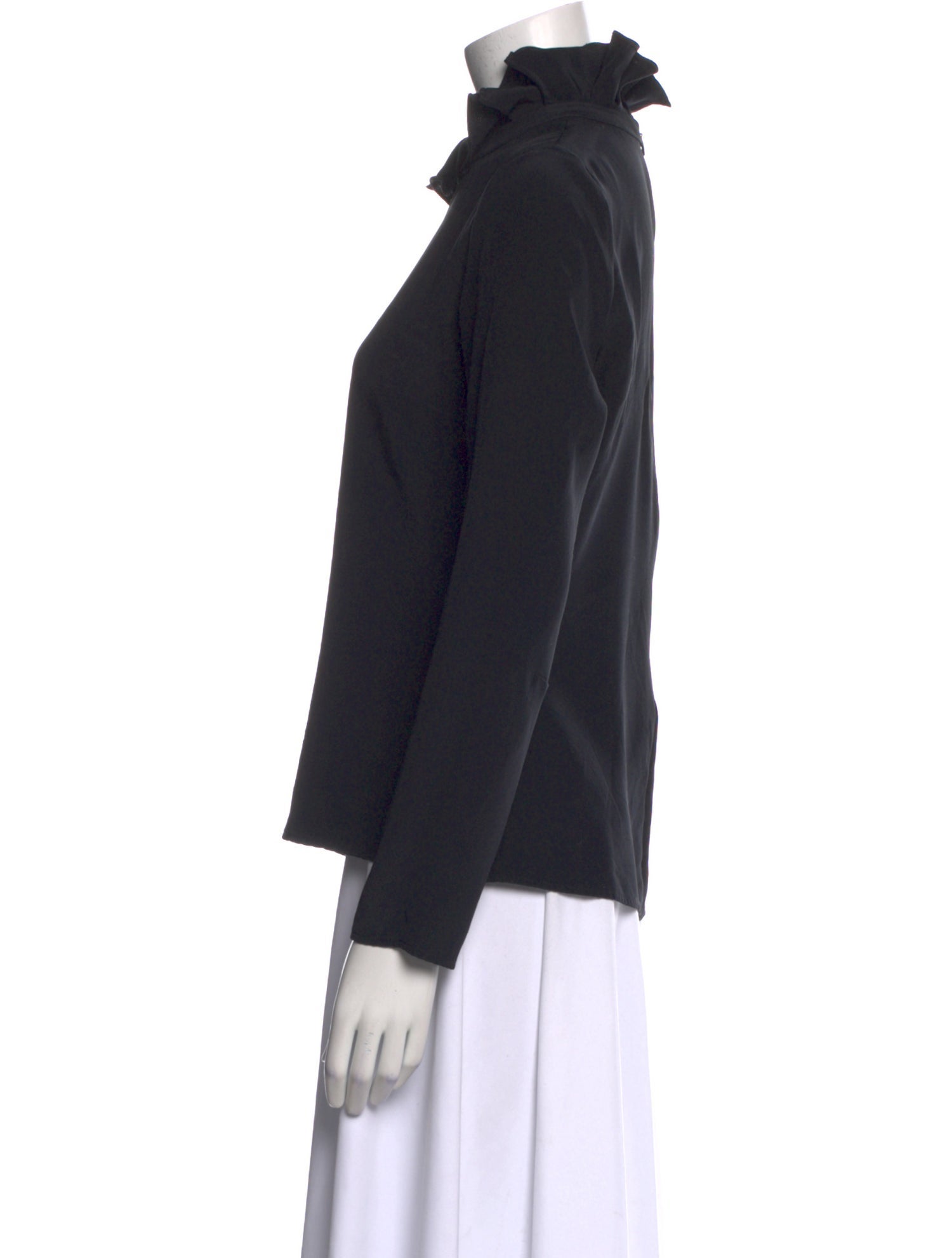Goat Silk Turtleneck Sweatshirt