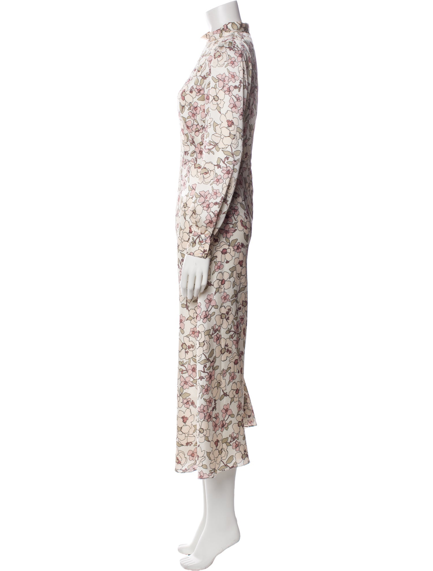 Goat Floral Print Long Dress