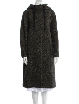 Goen.J Wool Tweed Pattern Coat