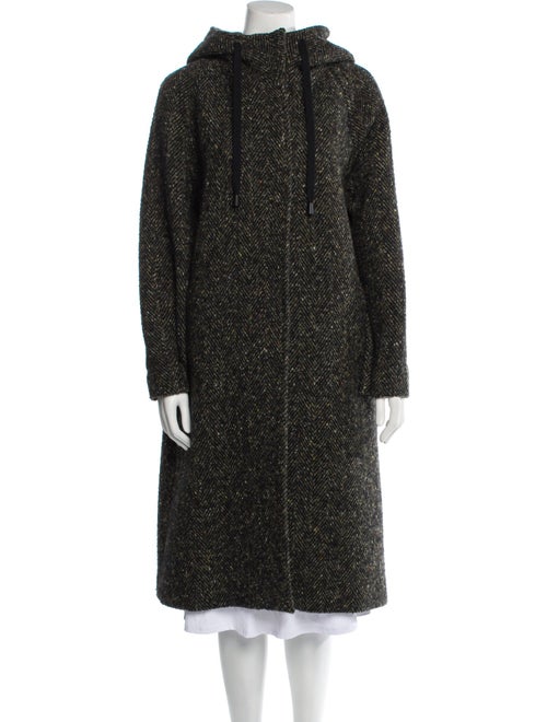 Goen.J Wool Tweed Pattern Coat