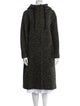 Goen.J Wool Tweed Pattern Coat
