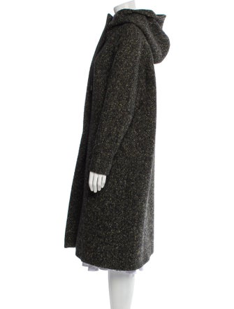Goen.J Wool Tweed Pattern Coat