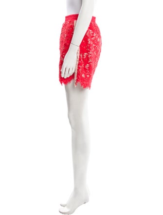 Goen.J Lace Pattern Mini Shorts