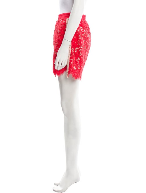 Goen.J Lace Pattern Mini Shorts