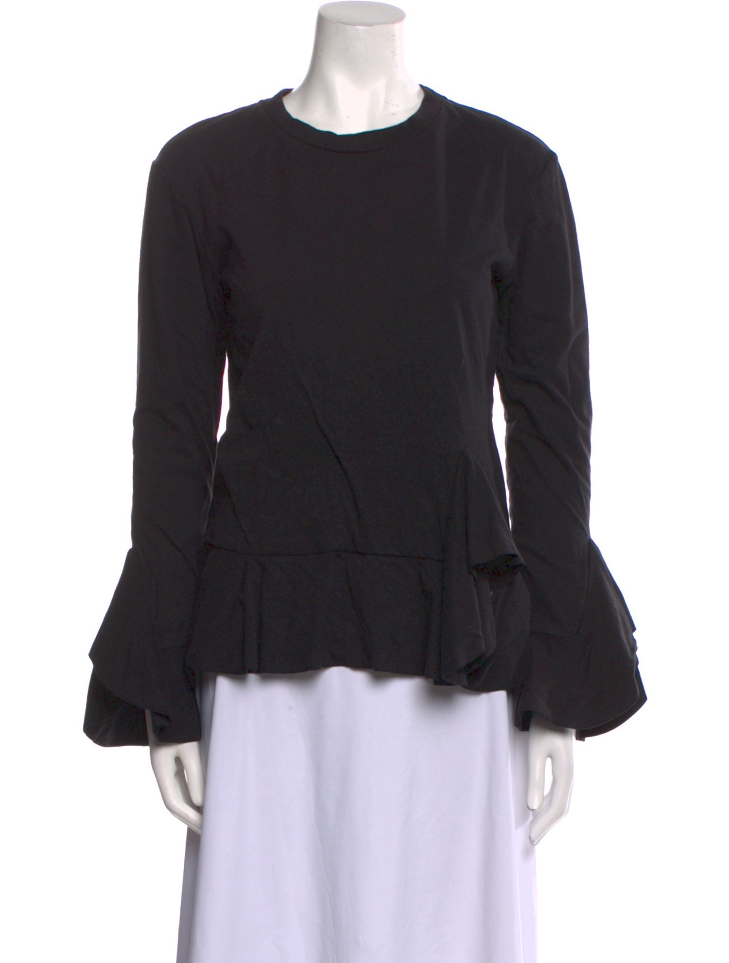 Goen.J Crew Neck Long Sleeve Top