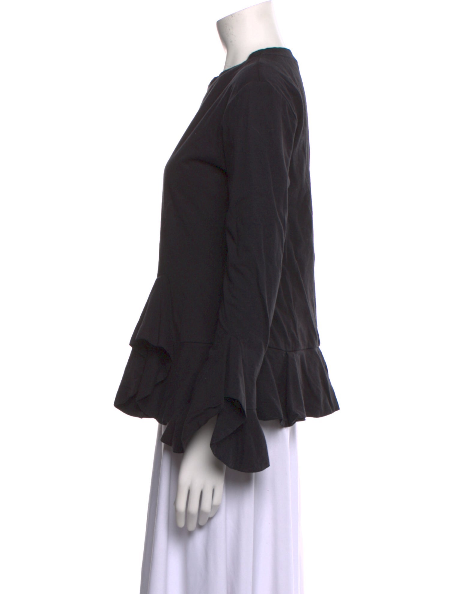 Goen.J Crew Neck Long Sleeve Top