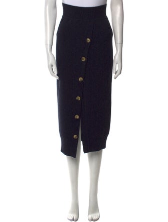 Goen.J Wool Midi Length Skirt