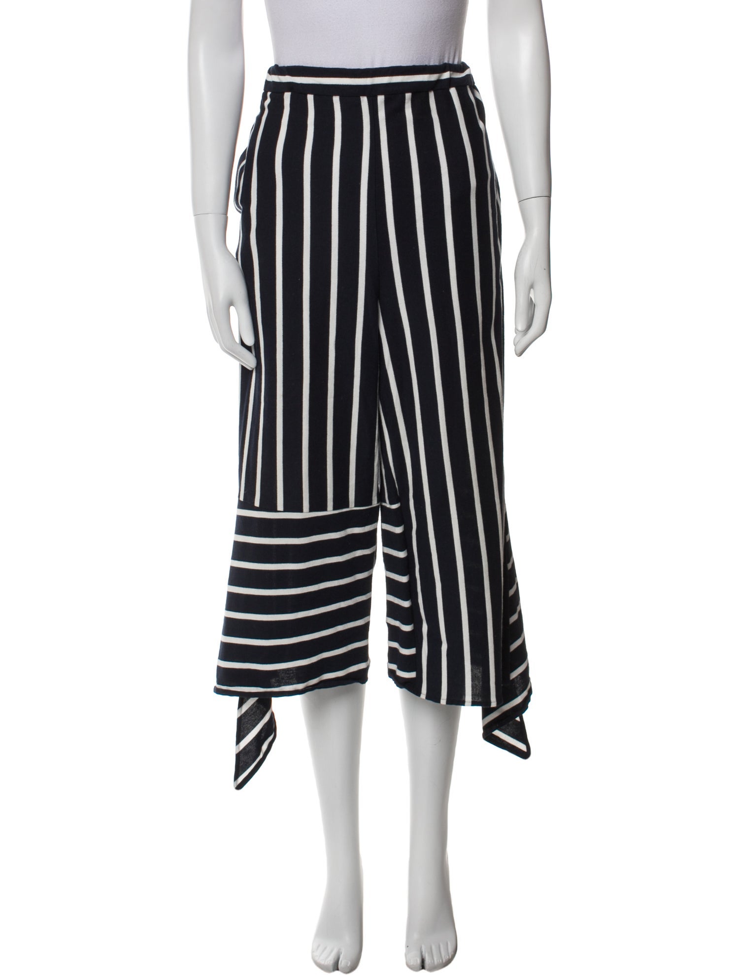 Goen.J Striped Wide Leg Pants