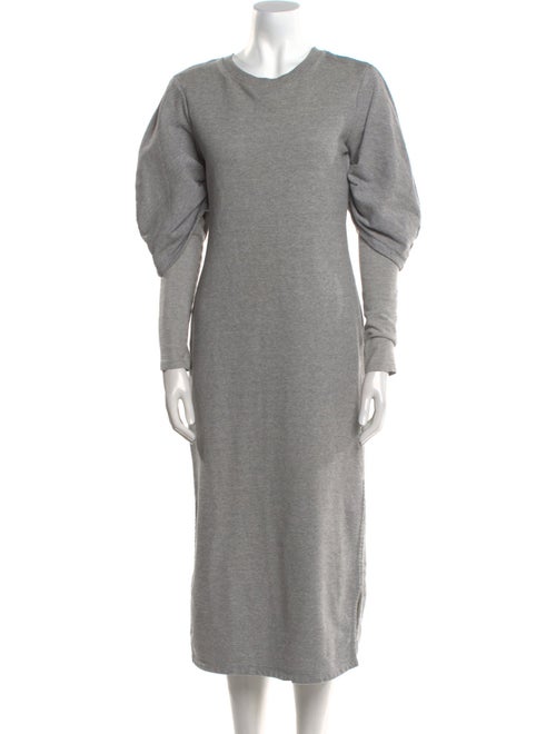 Goen.J Crew Neck Midi Length Dress
