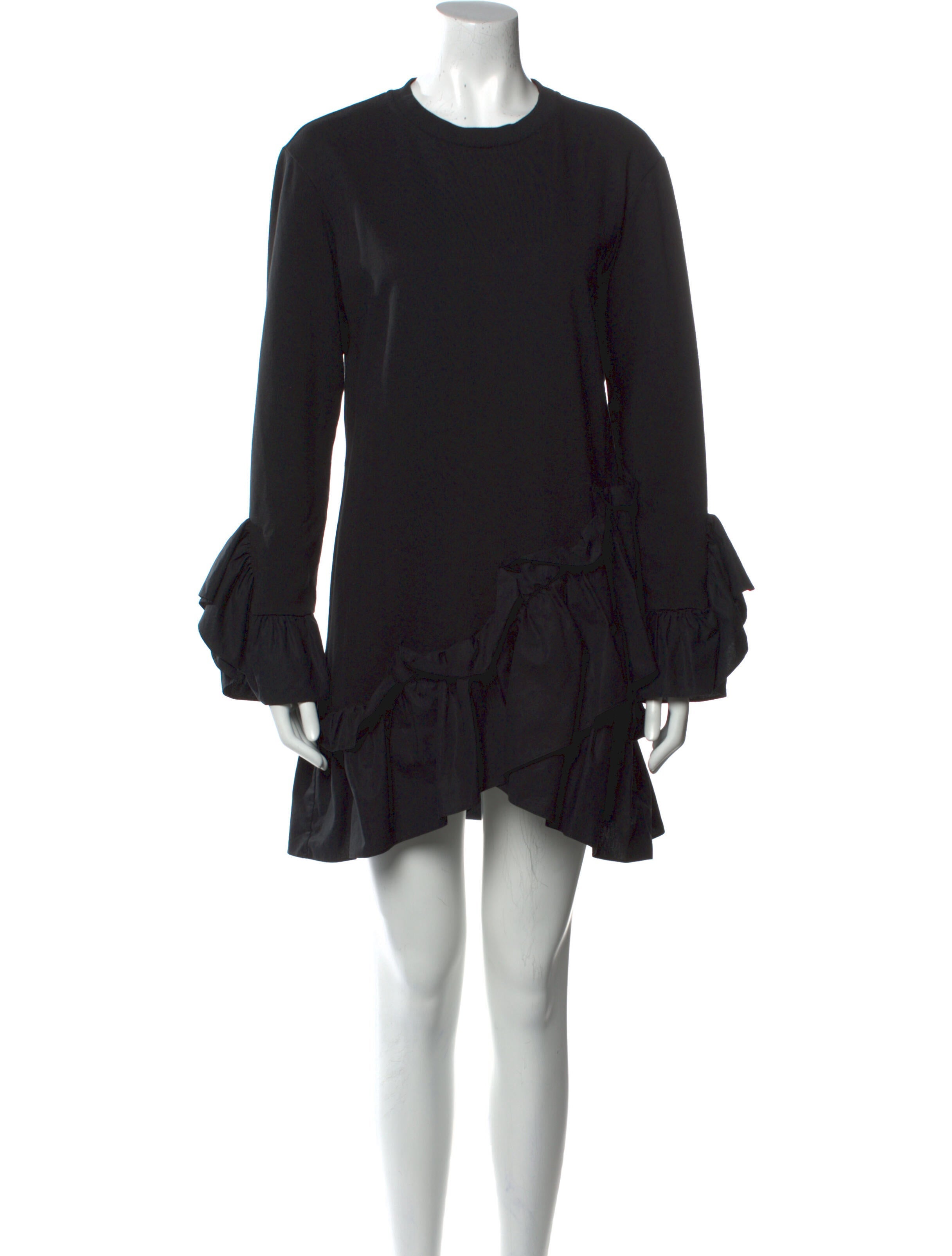 Goen.J Crew Neck Mini Dress