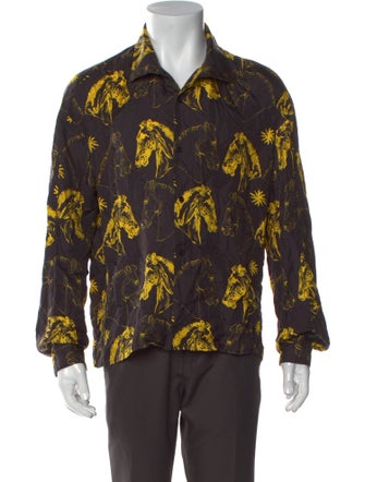 Goetze Silk Printed Shirt