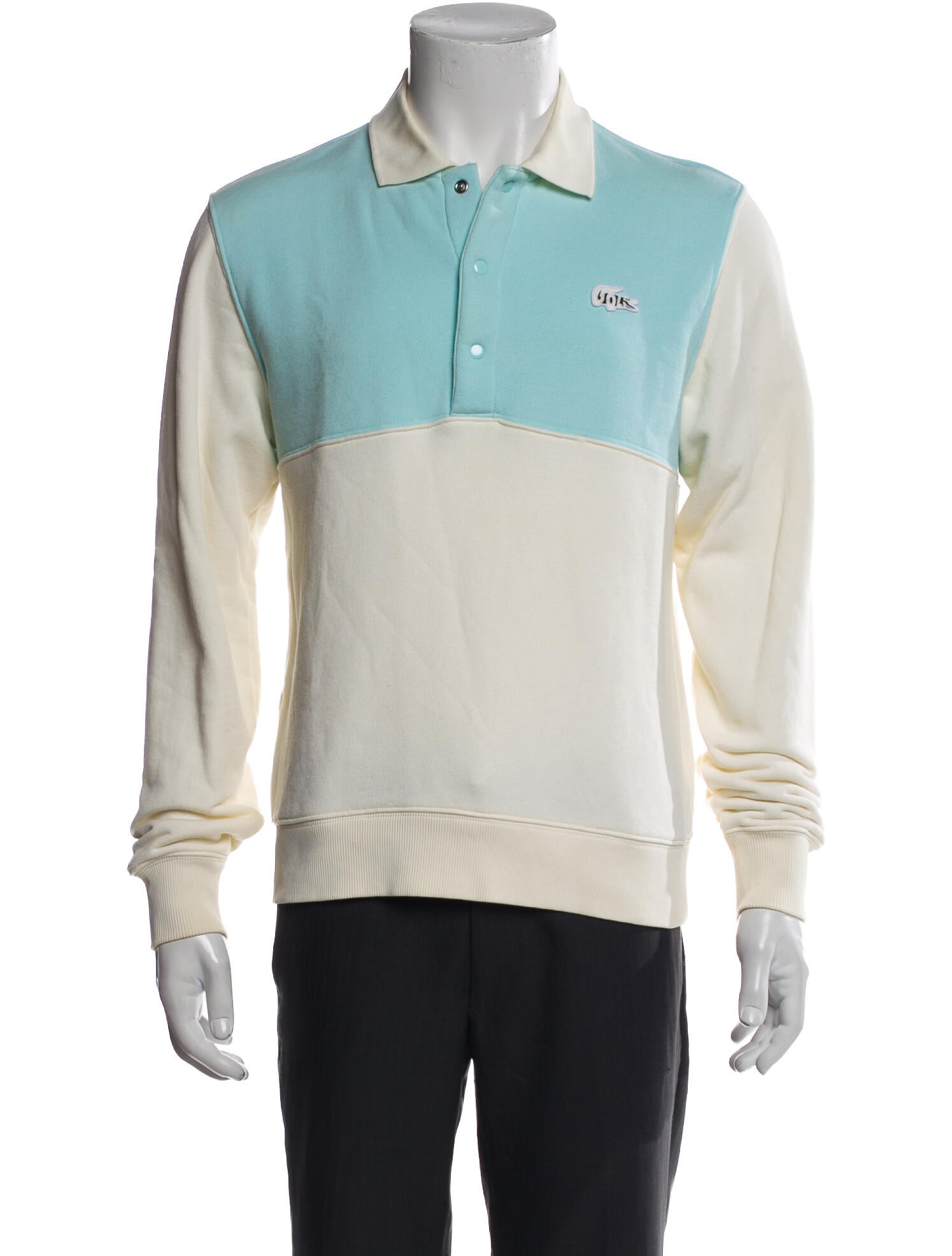 GOLF le FLEUR* x Lacoste Colorblock Pattern Collar Hoodie