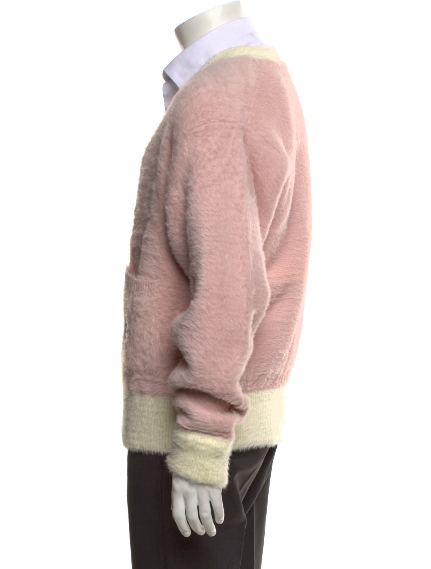 GOLF le FLEUR* x Lacoste Colorblock Pattern V-Neck Cardigan