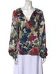 Go by Go Silk Silk Floral Print Blouse