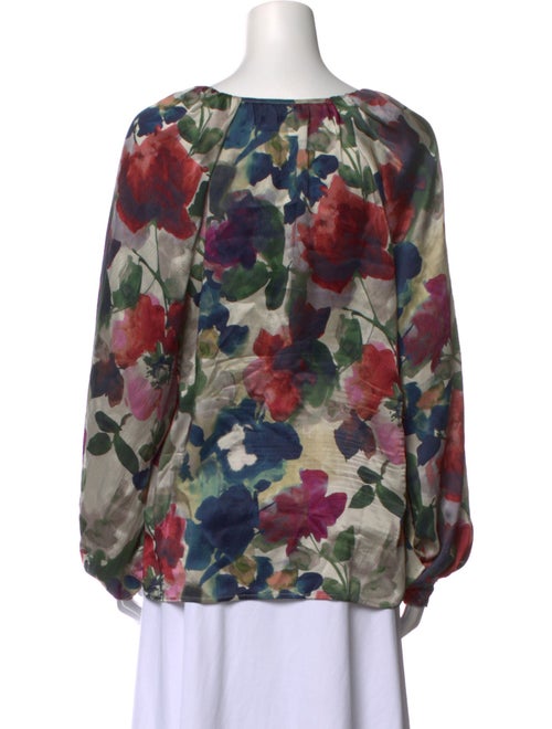 Go by Go Silk Silk Floral Print Blouse