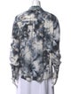 Go by Go Silk Silk Tie-Dye Print Blouse
