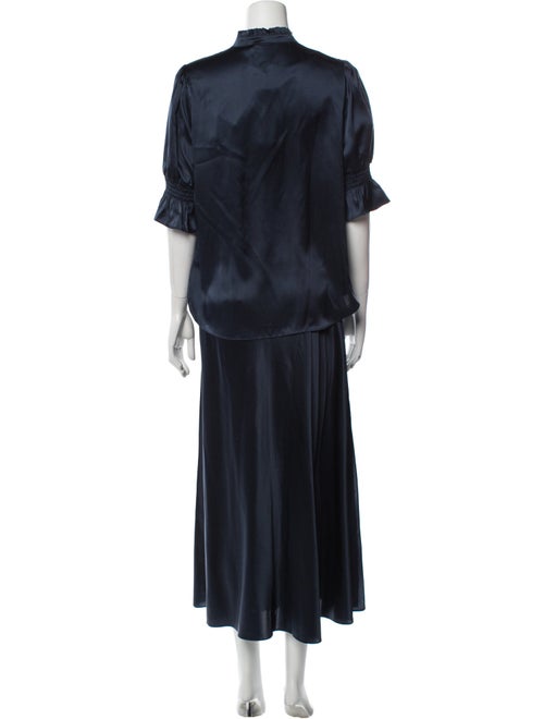 Go by Go Silk Silk Ruffle Embellishment Skirt Set