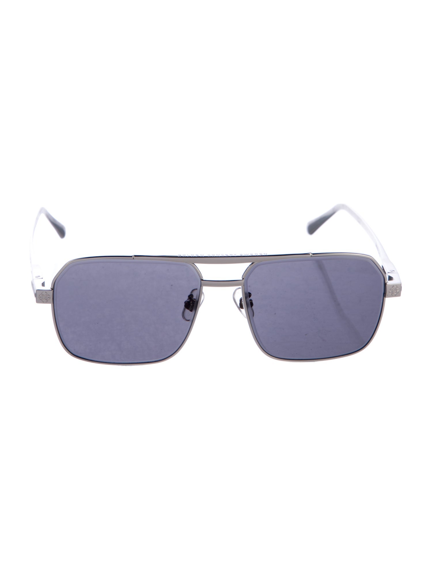 Golden Concept Aviator Tinted Sunglasses