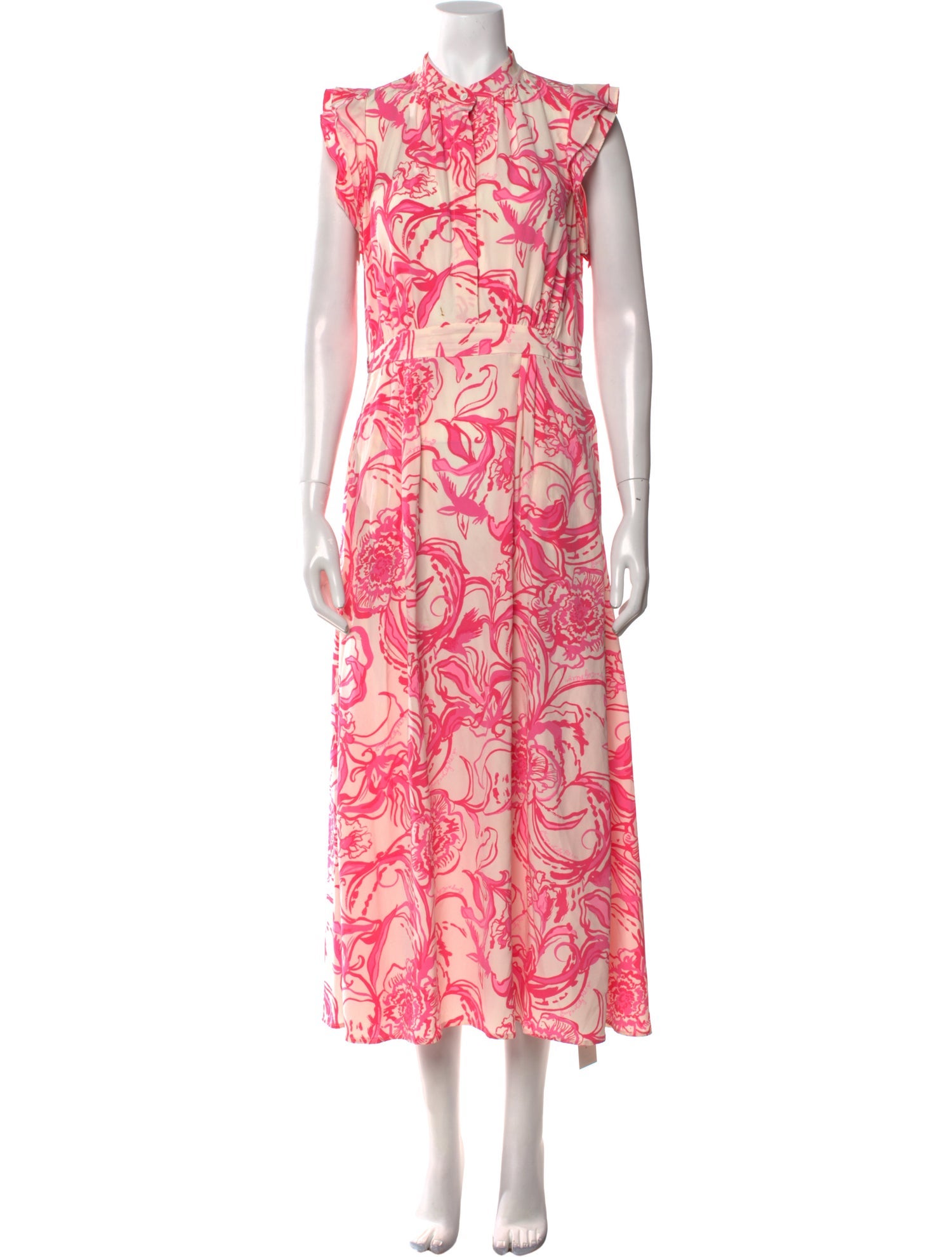 Goop x Lilly Pulitzer Silk Long Dress