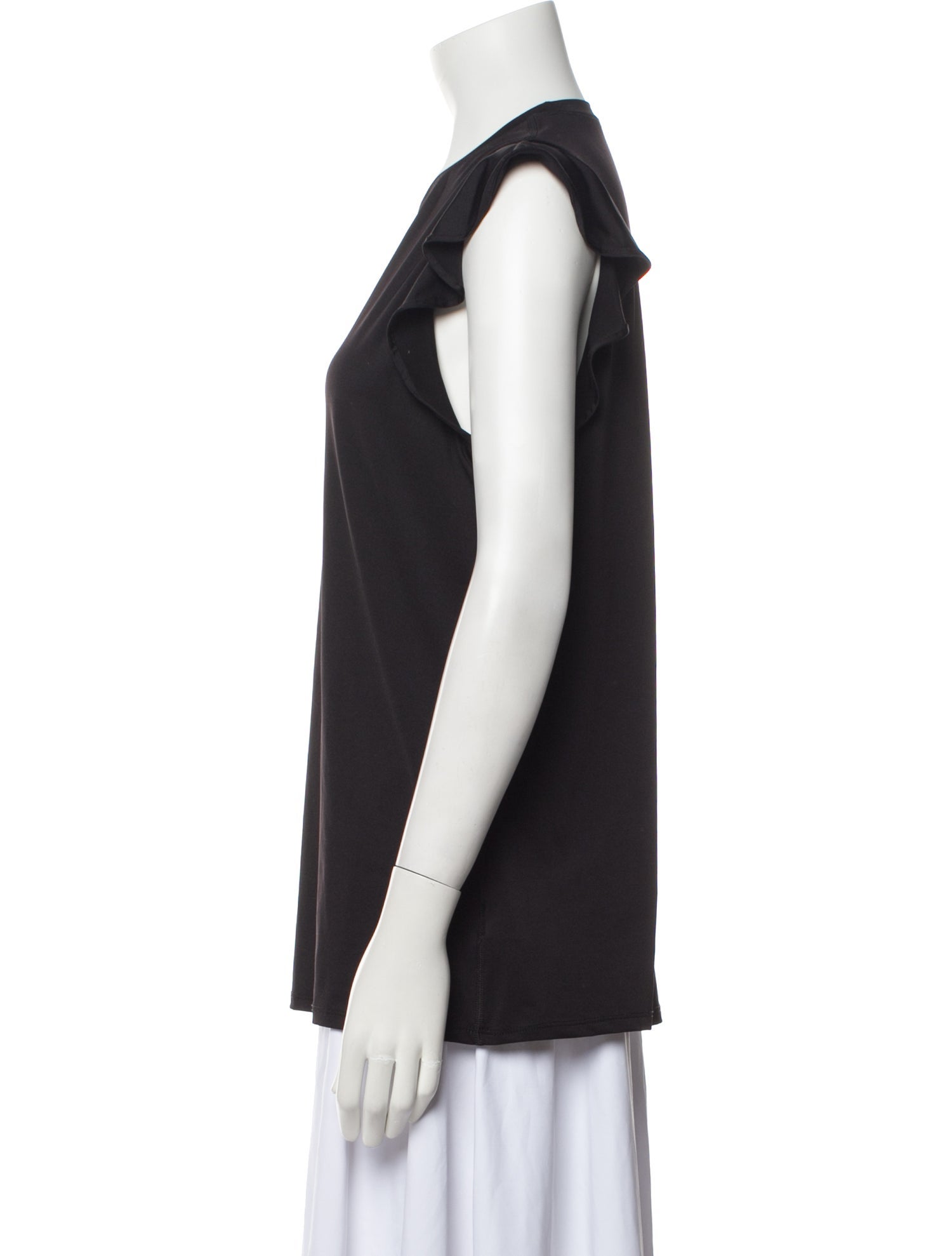 Goop G. Label Crew Neck Sleeveless Blouse
