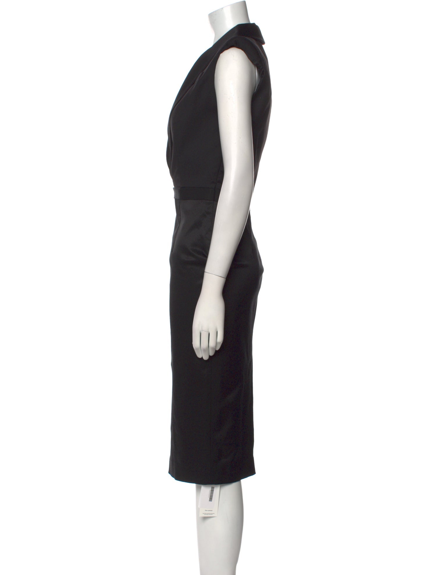 Goop G. Label V-Neck Midi Length Dress