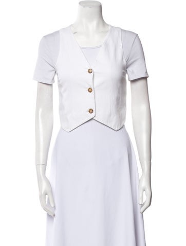 Goop G. Label Knitwear Linen V-Neck Sweater XS