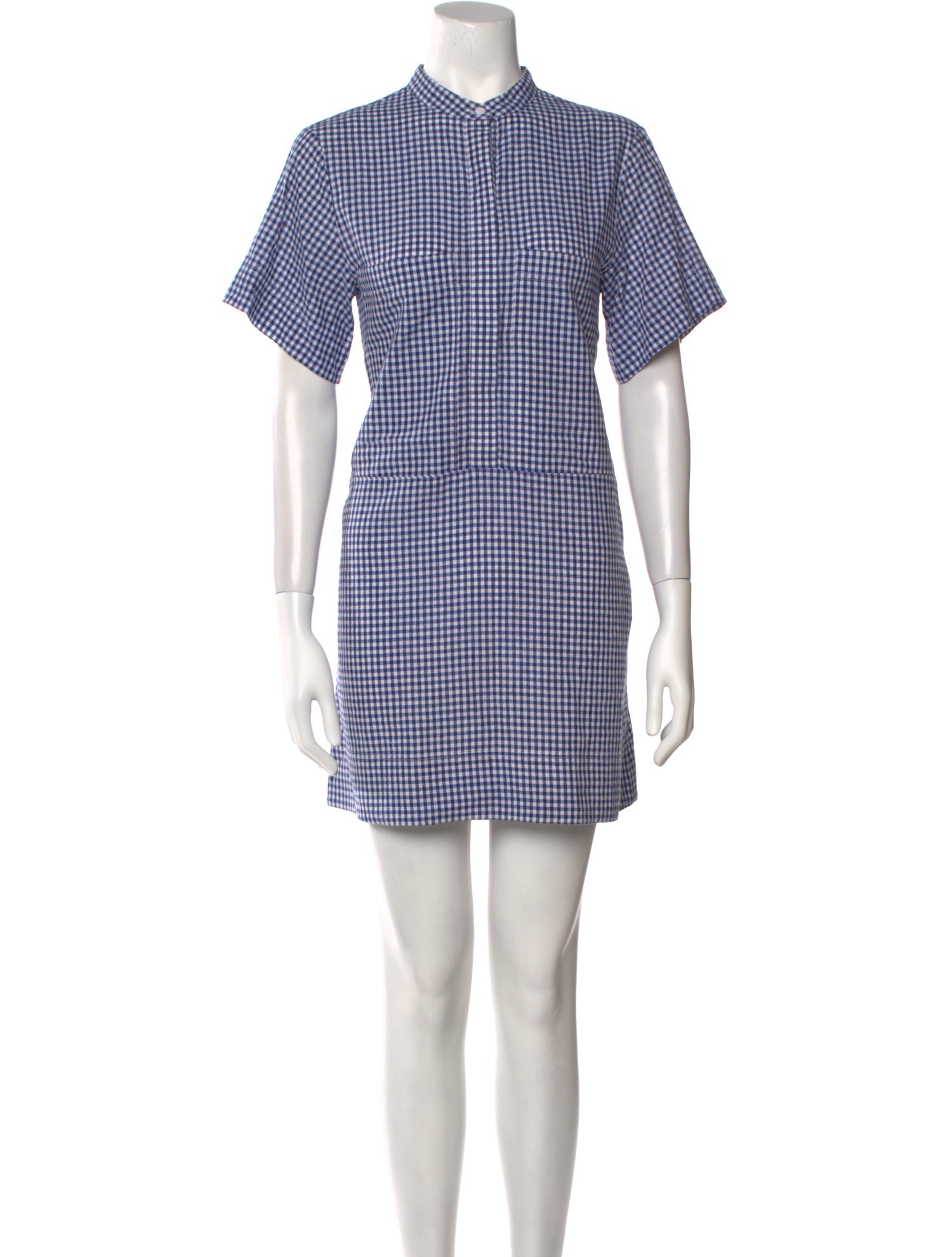 Goop G. Label Plaid Print Mini Dress